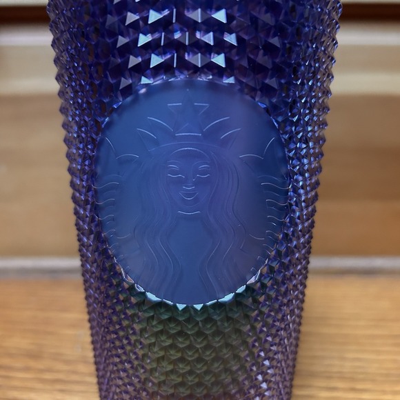 NEW Valentine's Starbucks Sofie Birkin Tumbler Purple Iridescent Rainbow Cupid - Picture 6 of 12